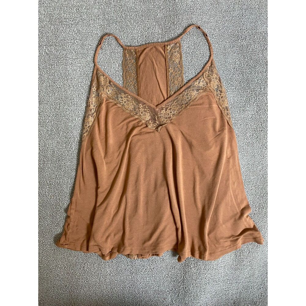 American Eagle Soft & Sexy Tank Lace Lined Blouse Y2K